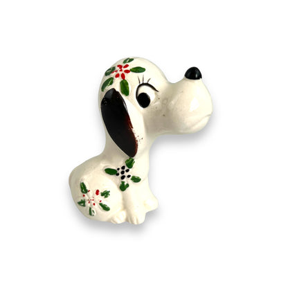 White & Black Dog Condiment shaker