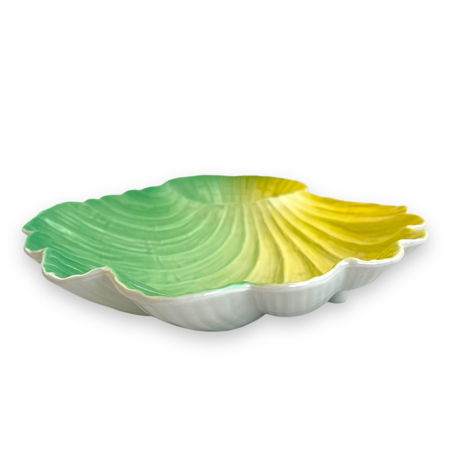 Royal Winton Green & Yellow Shell Seafood Serving Platter