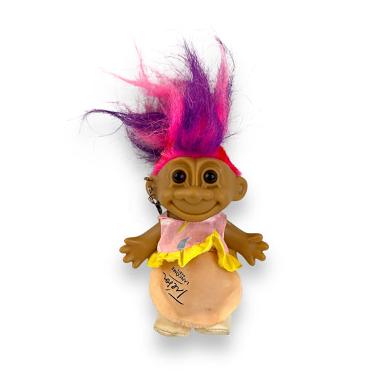 Troll Doll pink and purple hair