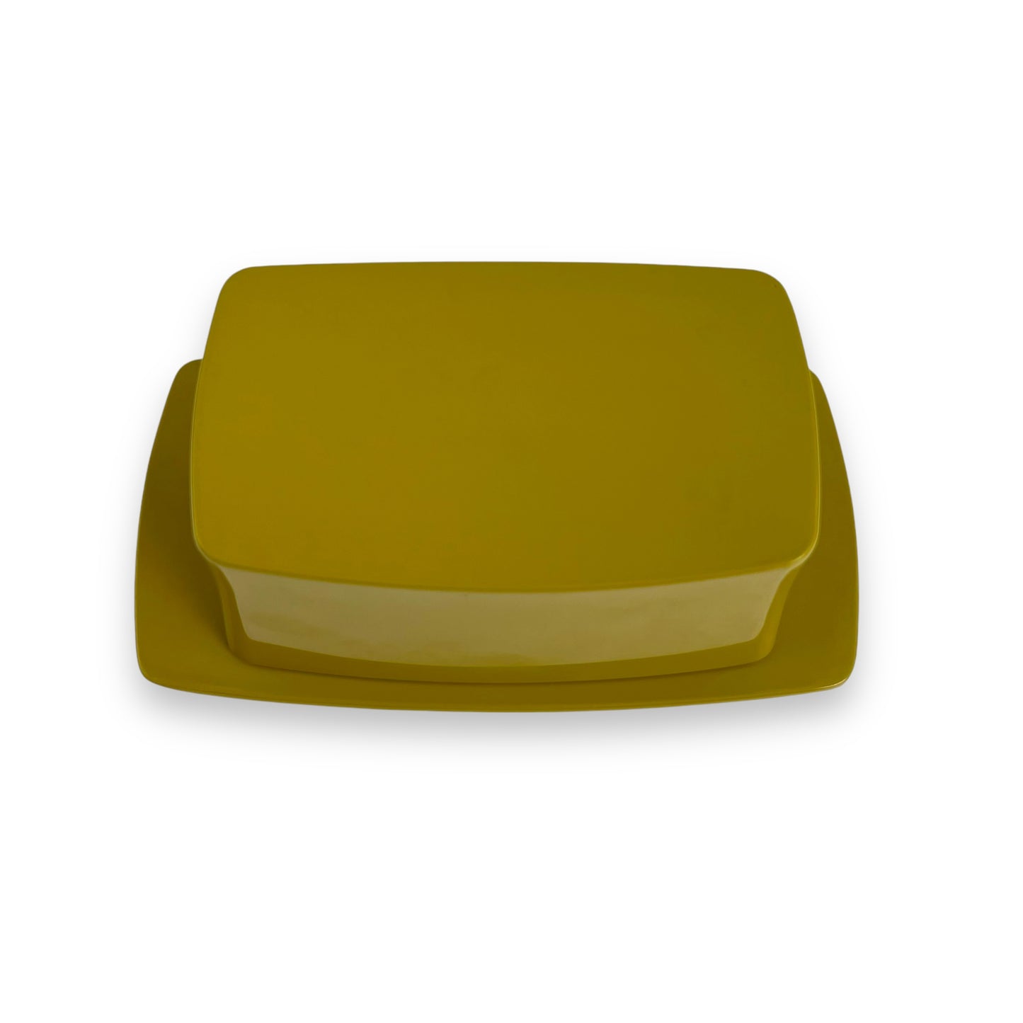 Bessemer Green Plastic Butter Dish