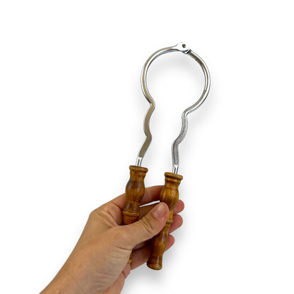 Metal Jar Opener with Wooden Handles - Made in Japan