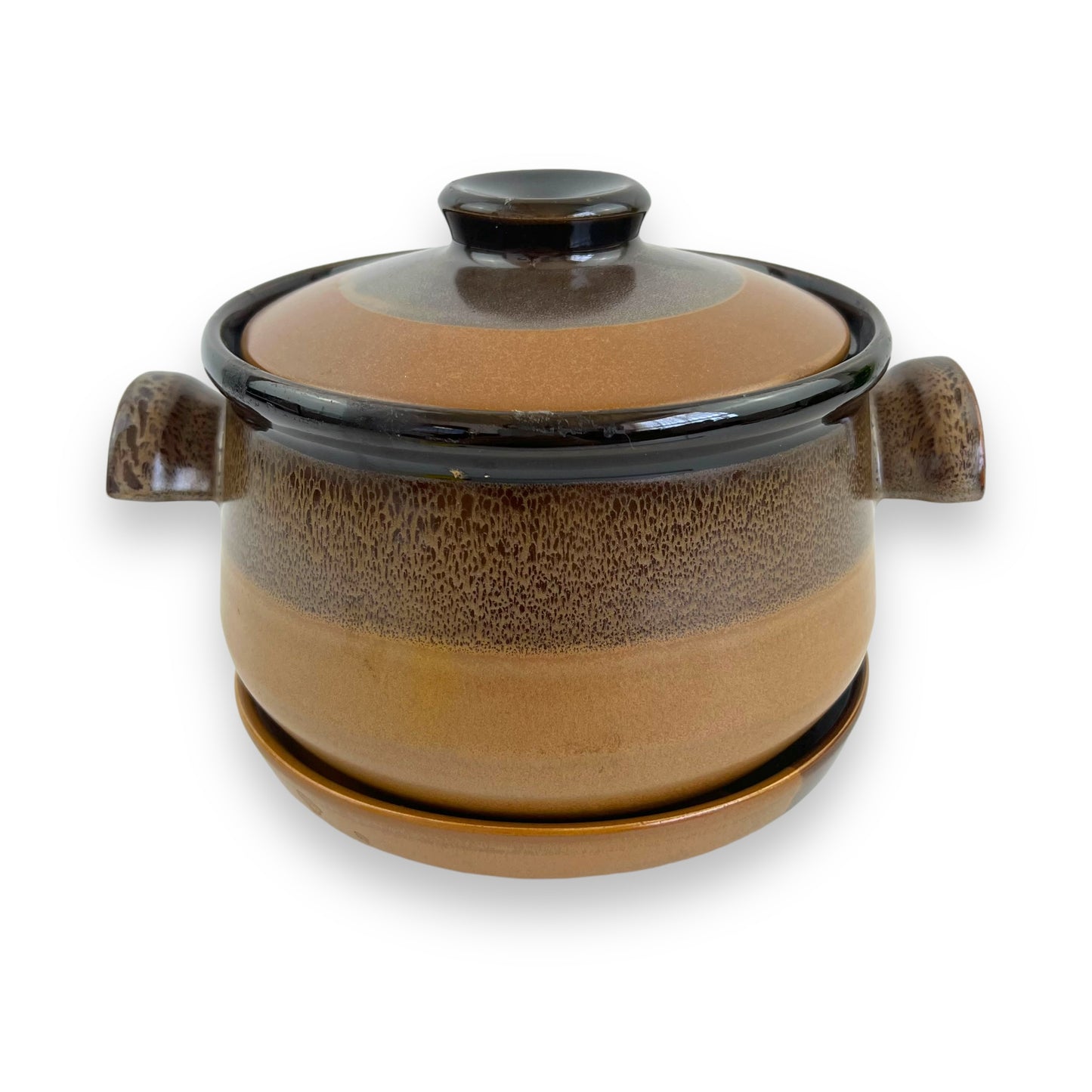 Vila Stoneware Brown Cooking Pot & Plate - Made in Korea