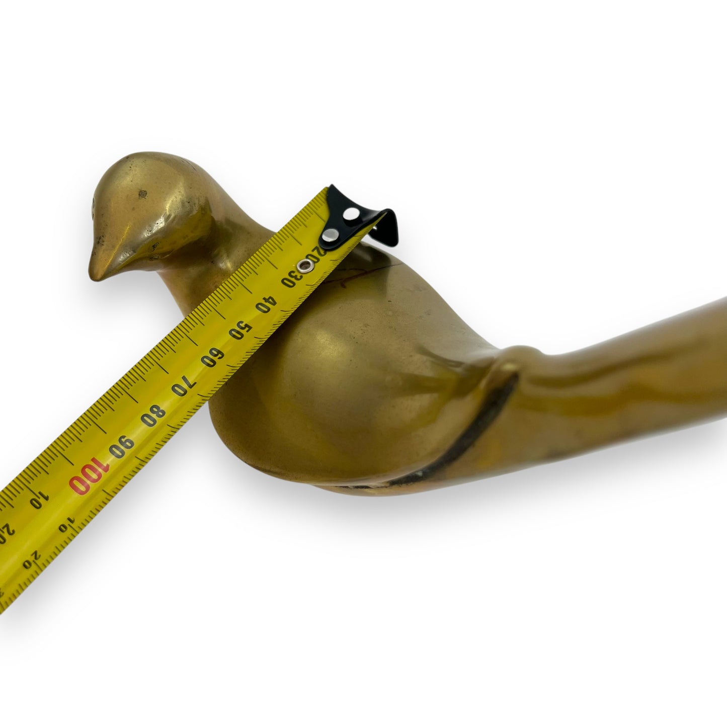 Brass bird statue