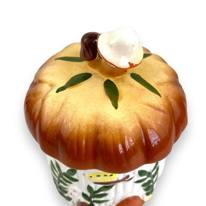 Merry Mushroom Canister 19cm tall