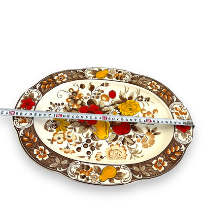 Asake Japan Hand-Painted Floral Platter