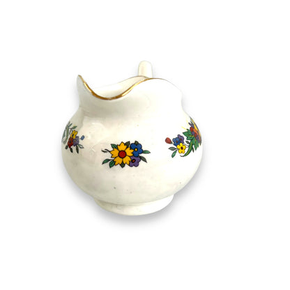 Creamer Jug with colourful flower pattern