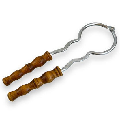 Metal Jar Opener with Wooden Handles - Made in Japan