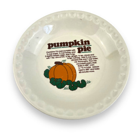 Pumpkin Pie Recipe Baking Dish