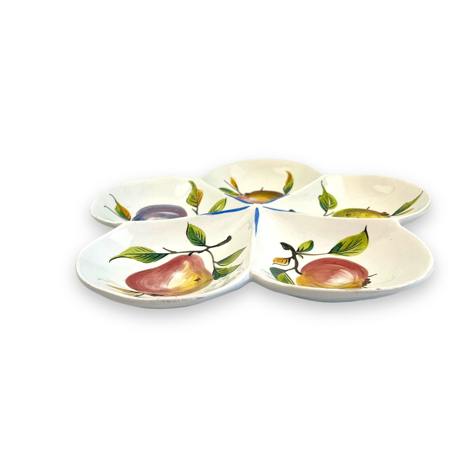 Fruit sectioned serving platter - Made in Italy