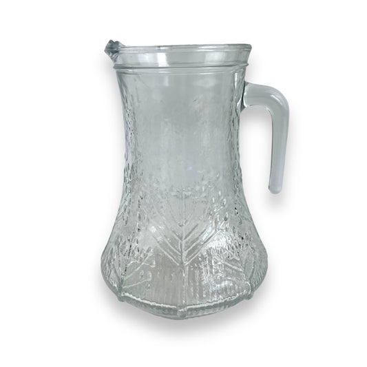 Lasisepat Mantsala Finland Cow Parsley Glass Pitcher/Jug Pertii Kallioinen