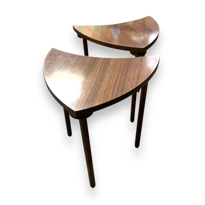 Arched triangle table pair