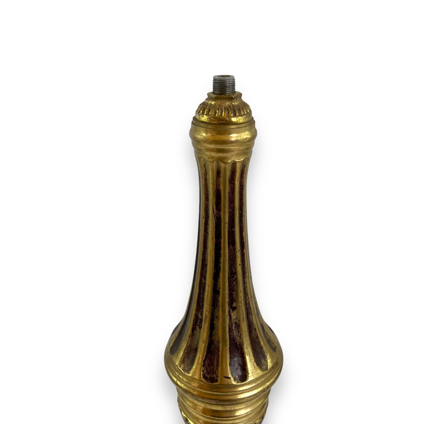 Brass & Onyx Stone Lamp Base