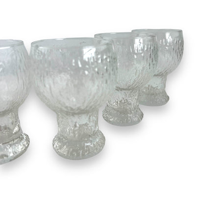 Crown Corning “Festive” Goblet Glass Set of 6