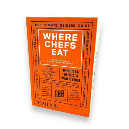 Where chefs eat book