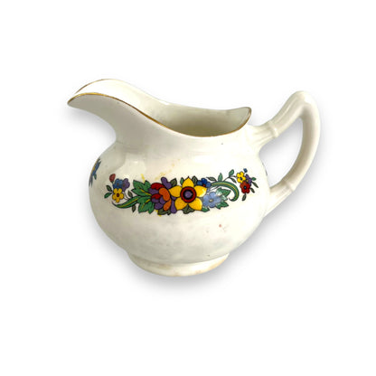 Creamer Jug with colourful flower pattern