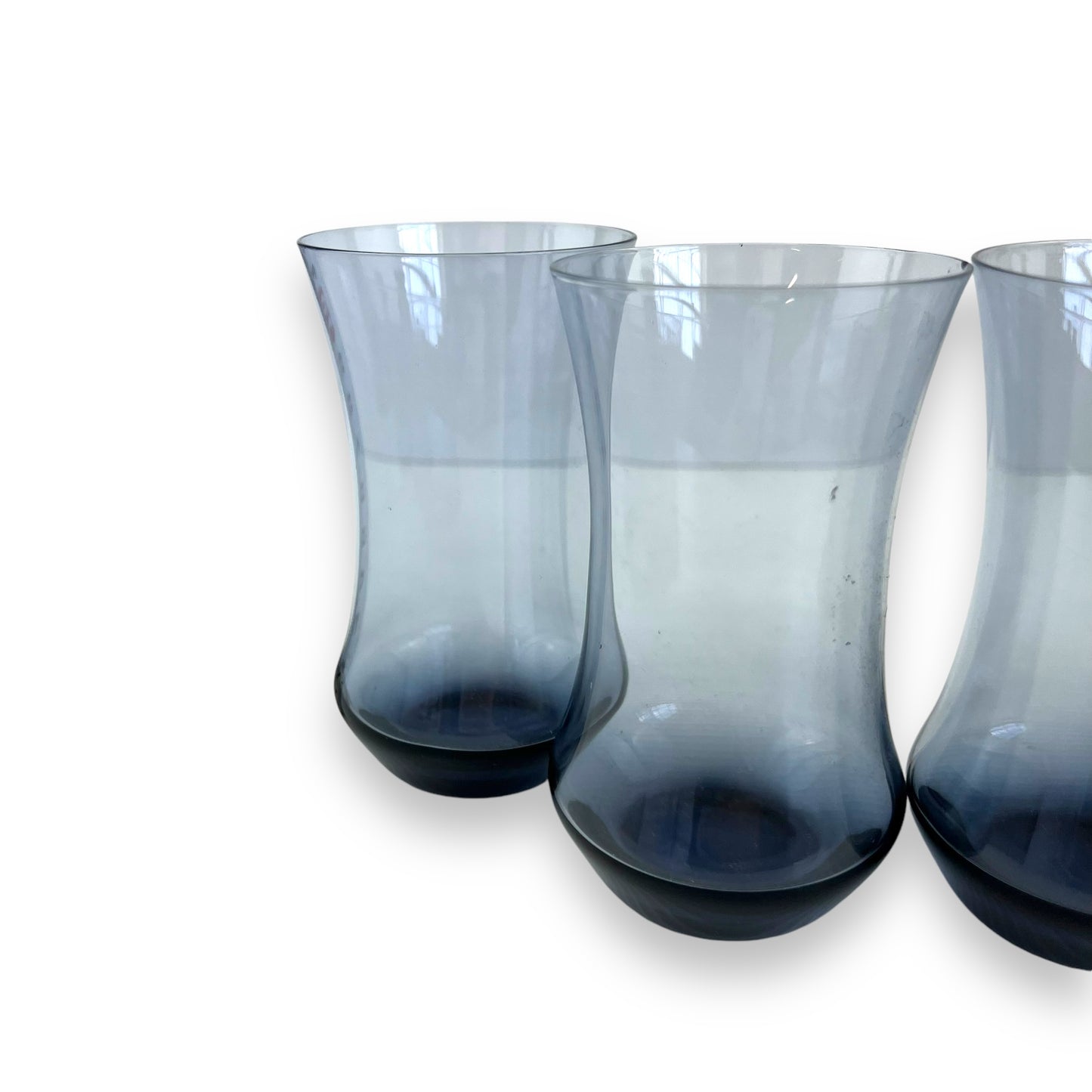 Libbey Glass Apollo Blue Tumbler Set of 4