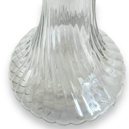 Italian Glass Decanter with Stopper