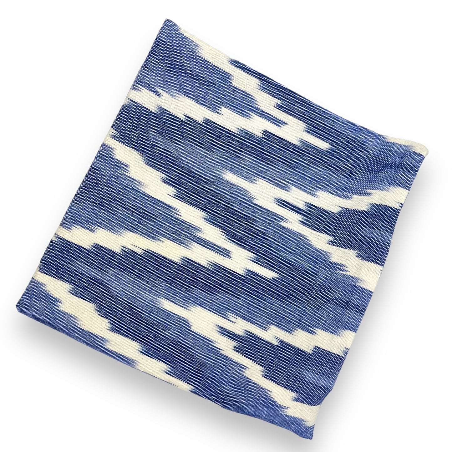 Blue Zig Zag Pattern Throw Pillow Case