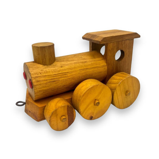 Wooden train toy