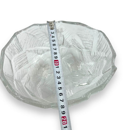 Hoya Crystal ‘Iceberg' decorative bowl, made in Japan