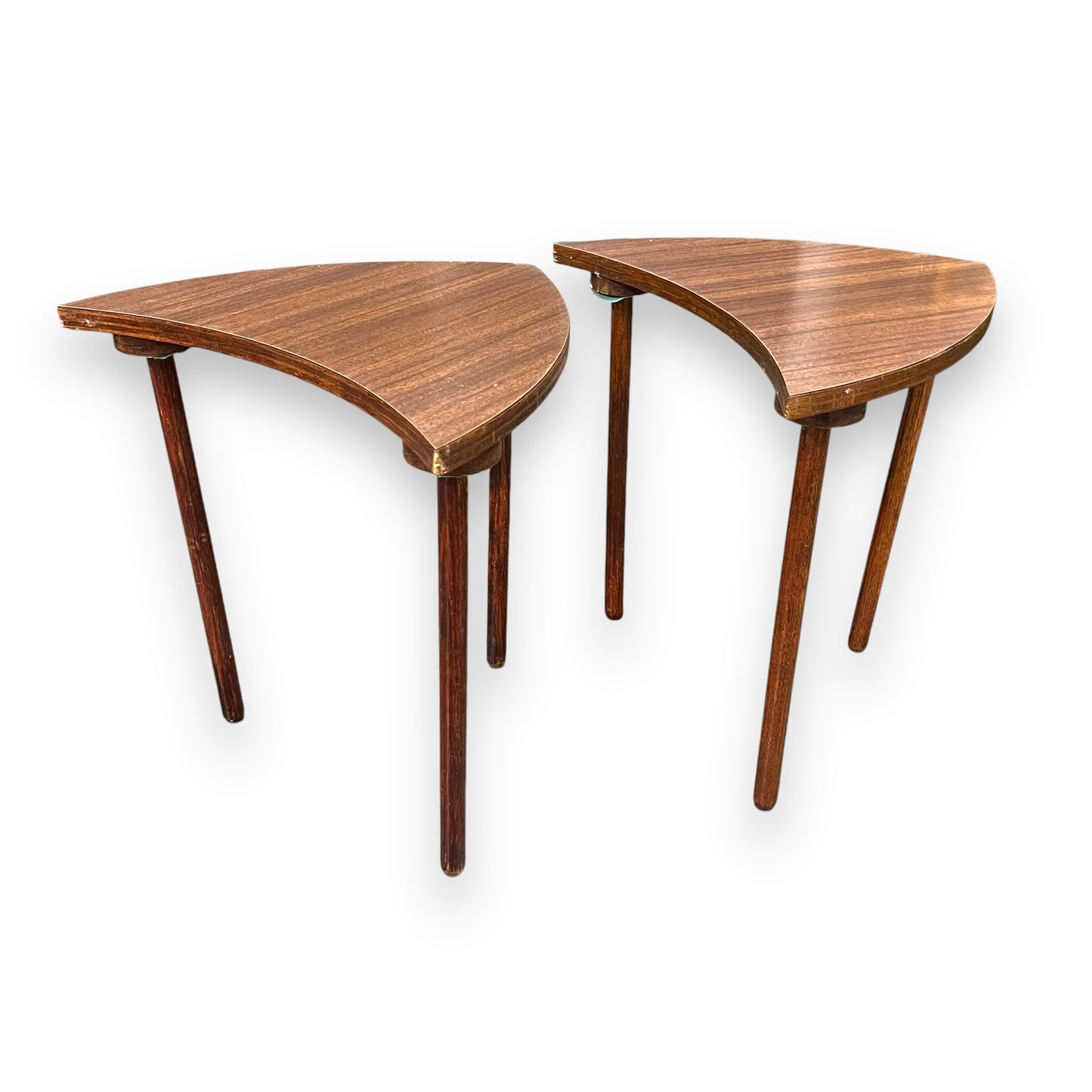 Arched triangle table pair