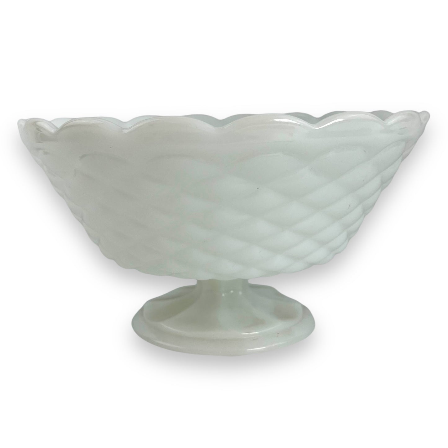 White milk glass large bowl