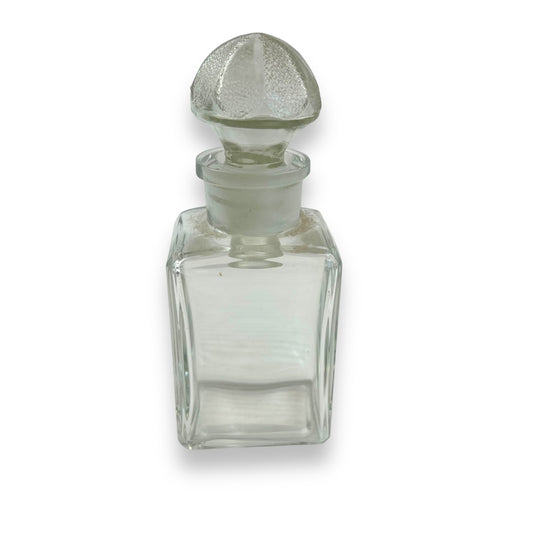 Clear Glass Perfume Bottle with Stopper