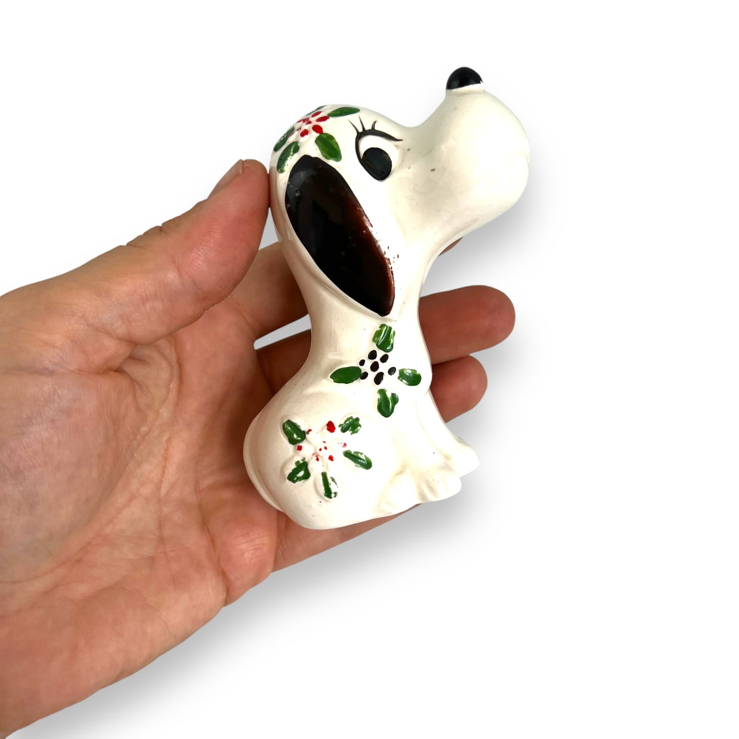 White & Black Dog Condiment shaker