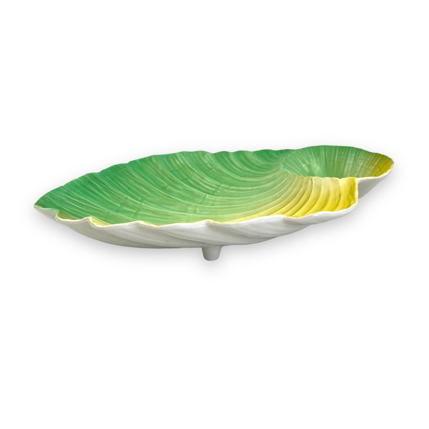 Royal Winton Green & Yellow Shell Seafood Serving Platter