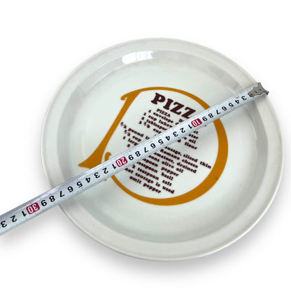 Pizza Recipe Plate