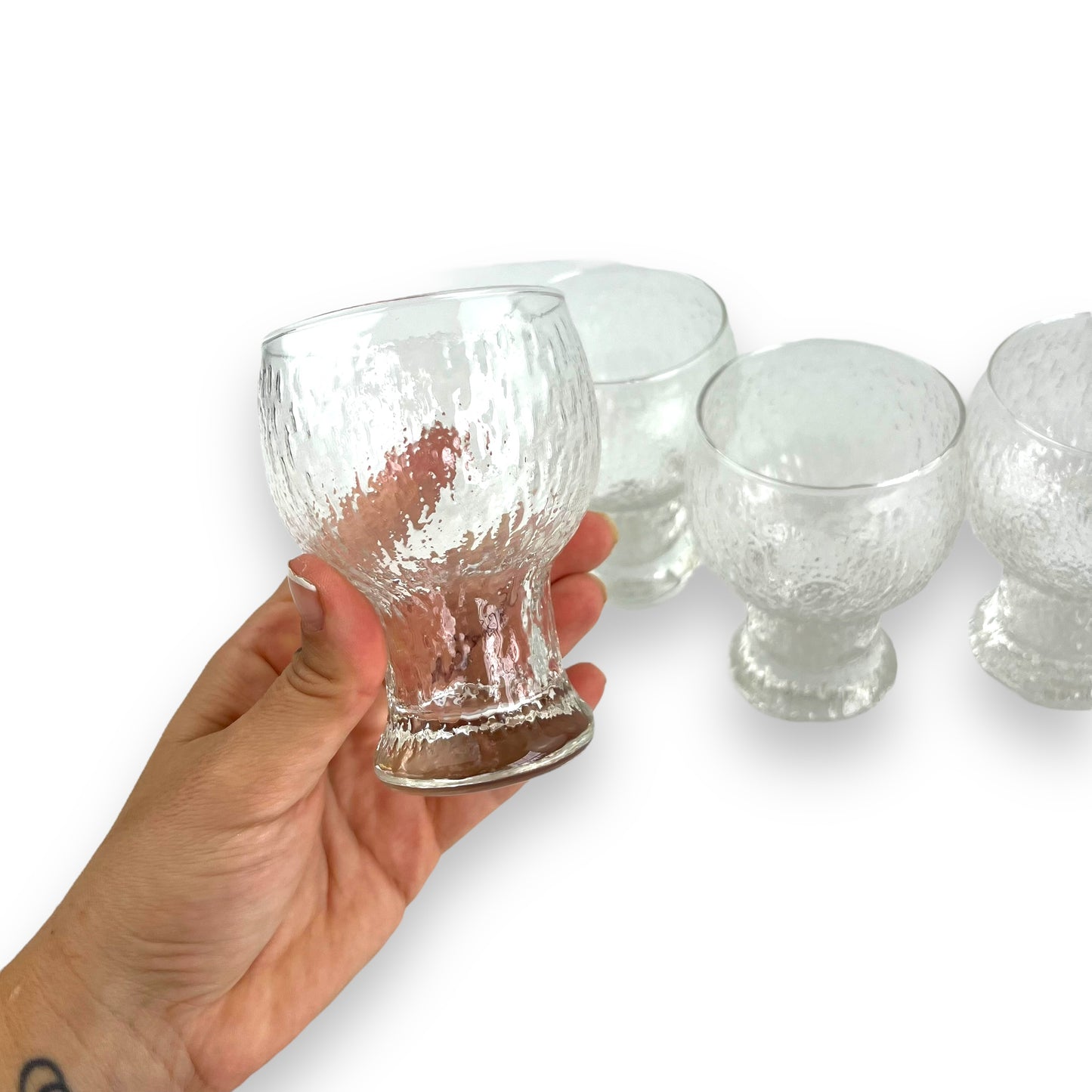 Crown Corning “Festive” Goblet Glass Set of 6