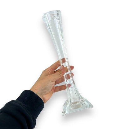 Selezione IVV Tall Italian Mouth Blown Glass Bud Vase