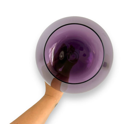 Purple Balloon Glass Vase