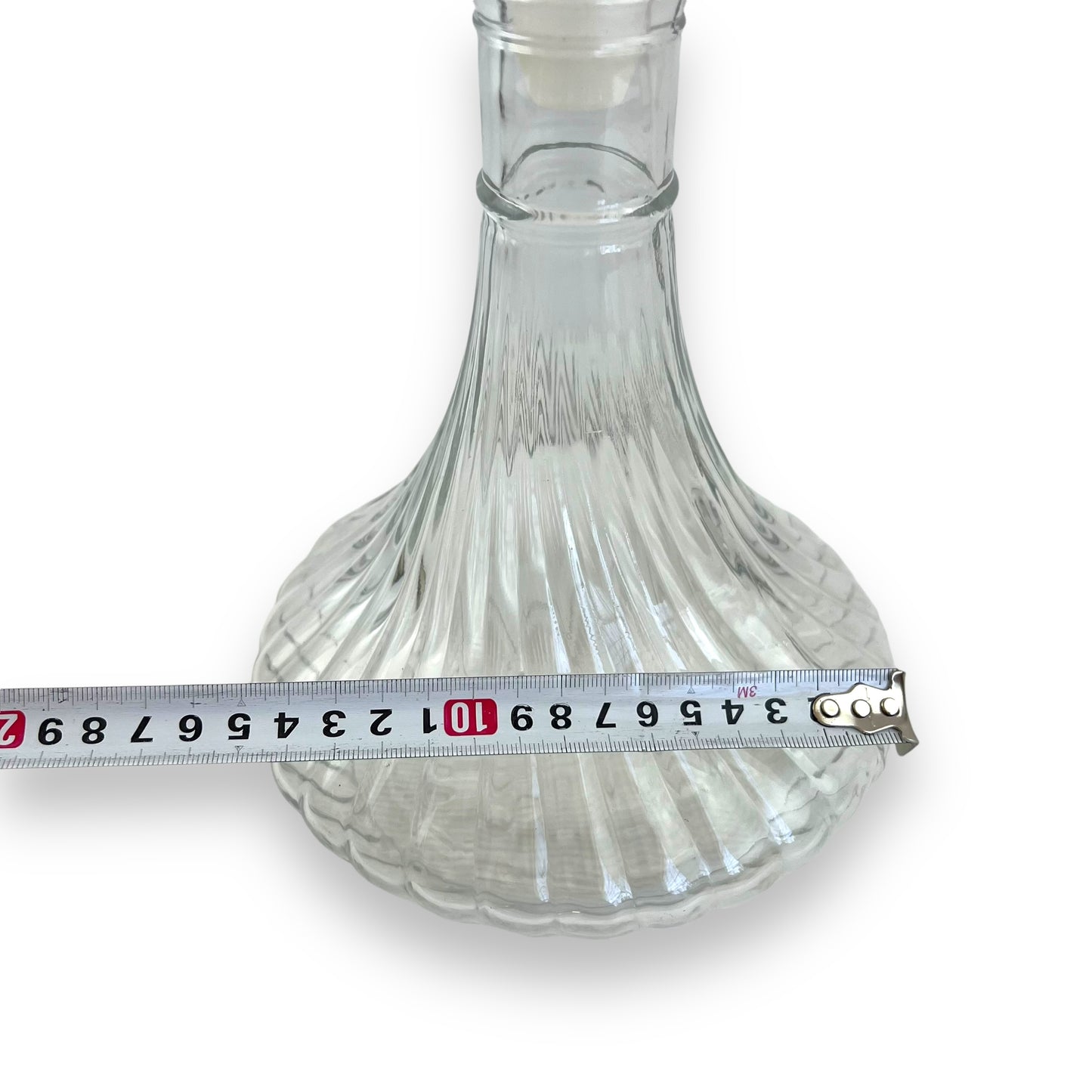 Italian Glass Decanter with Stopper