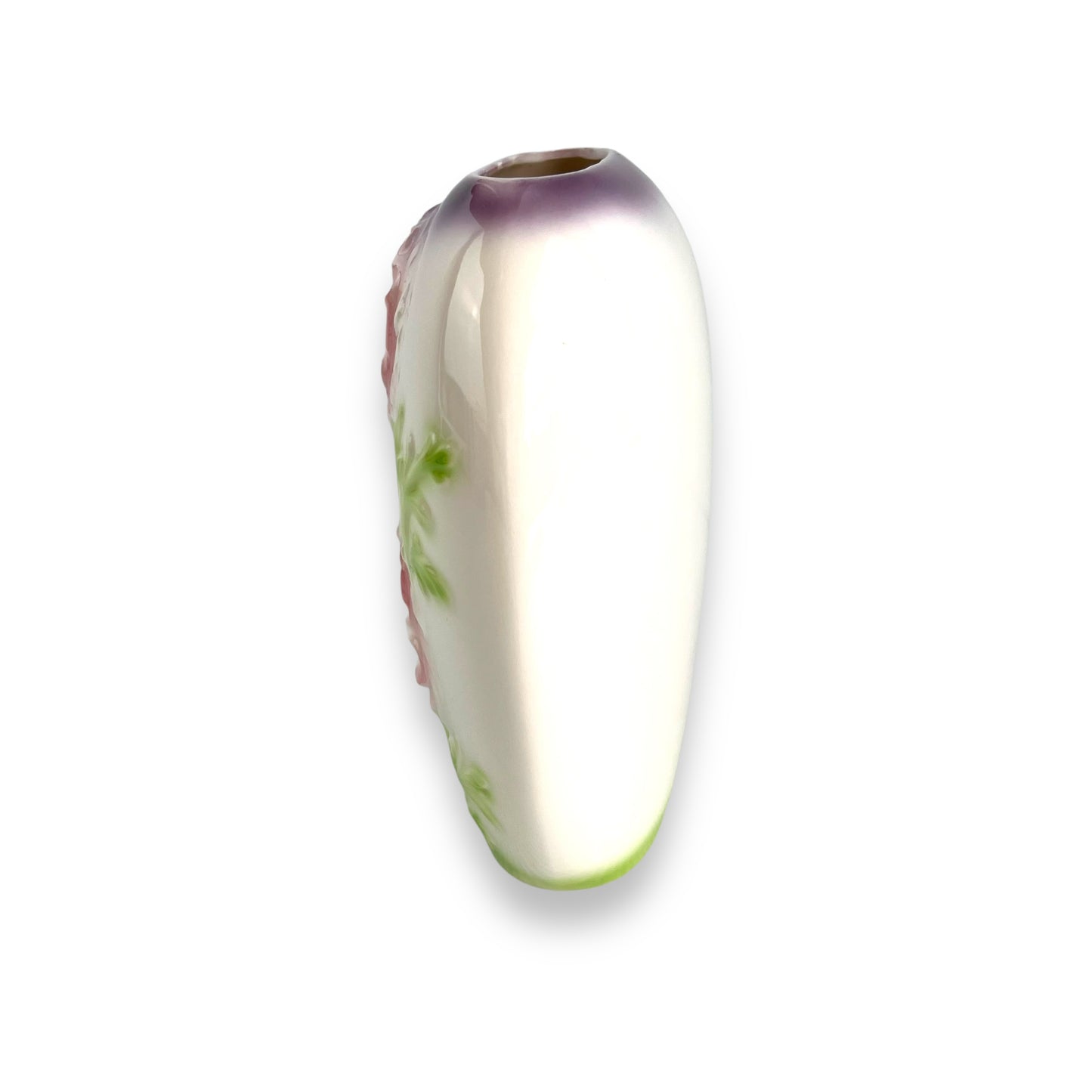 Pink, white, purple & green flower vase