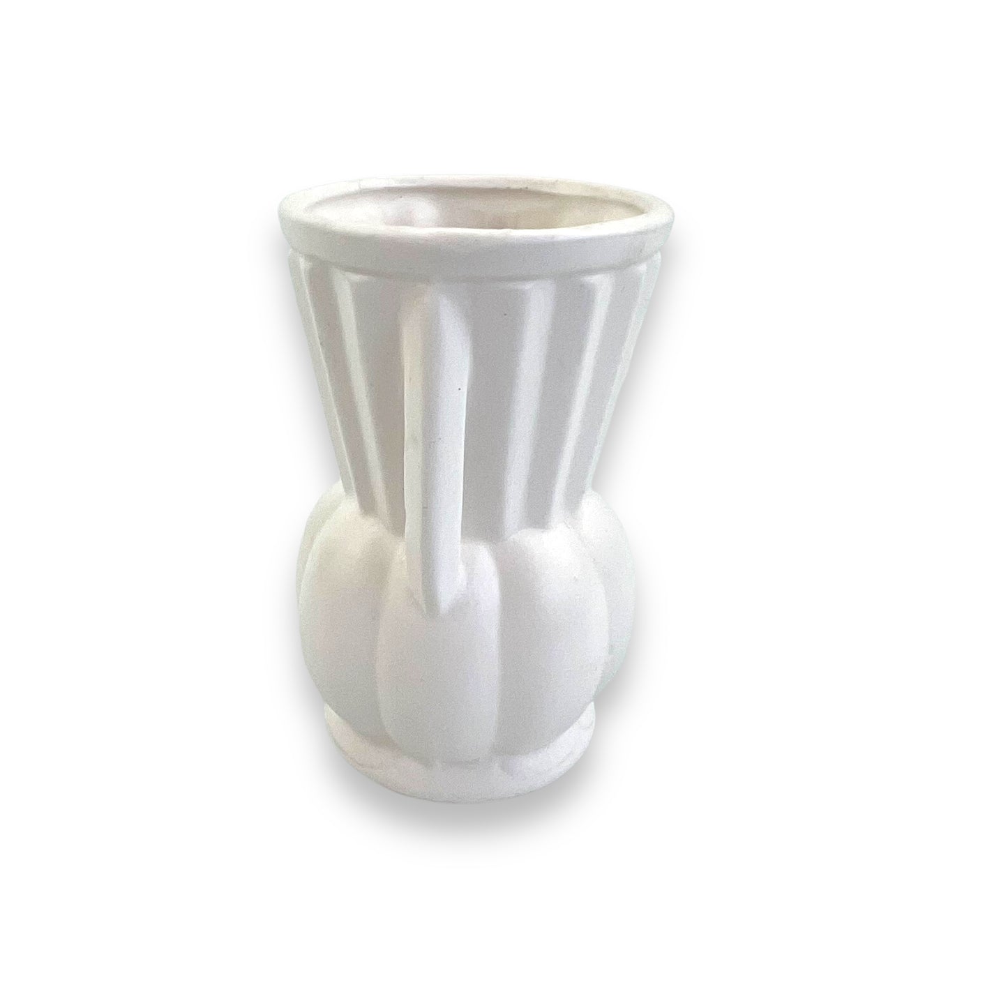 White small ceramic vase “3053” stamp on base