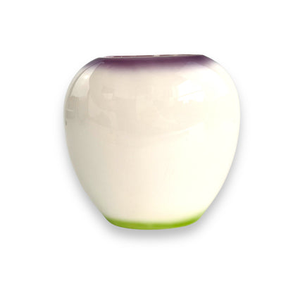 Pink, white, purple & green flower vase