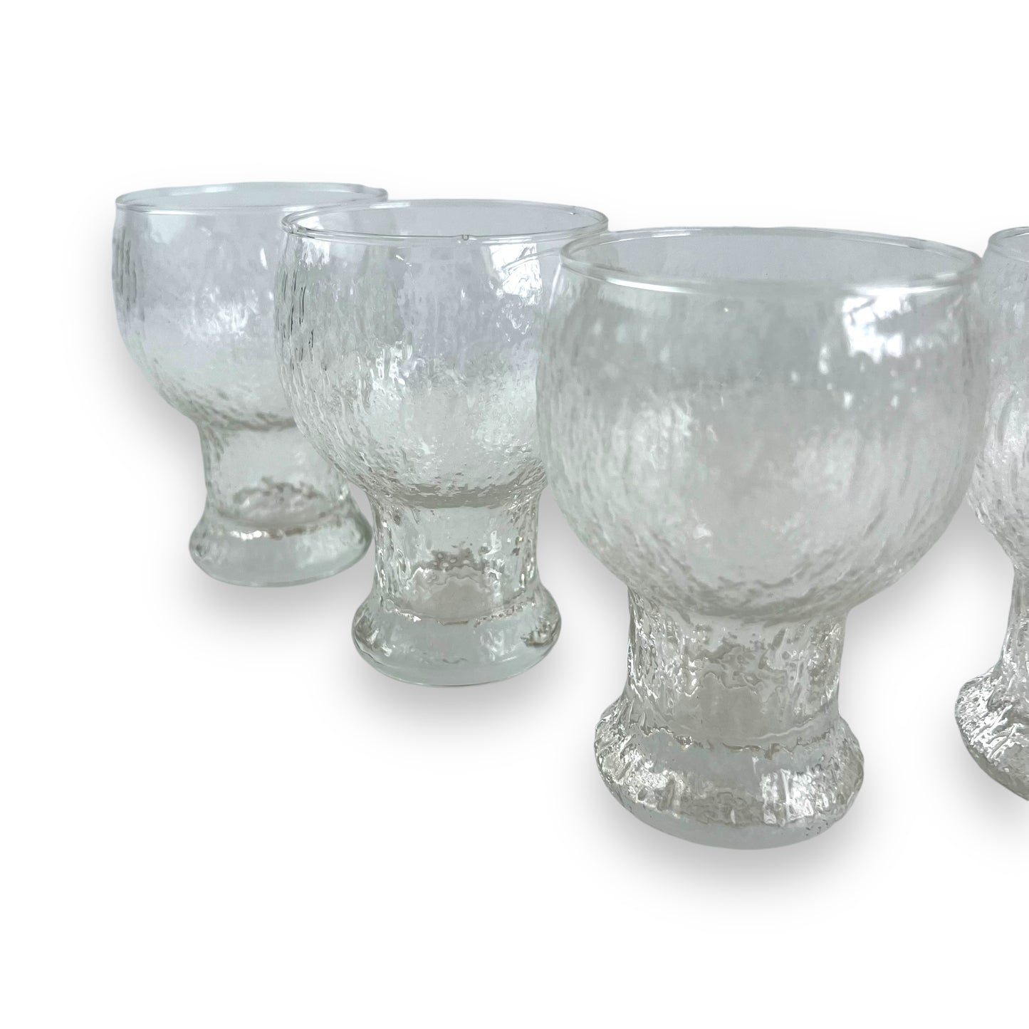 Crown Corning “Festive” Goblet Glass Set of 6