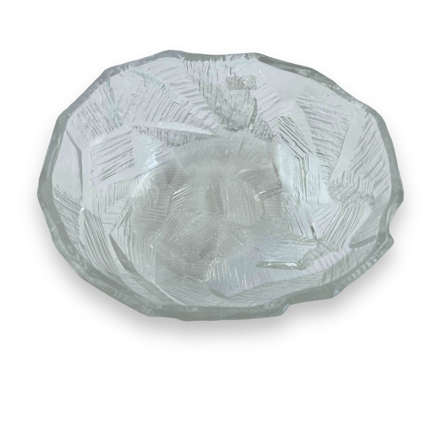 Hoya Crystal ‘Iceberg' decorative bowl, made in Japan