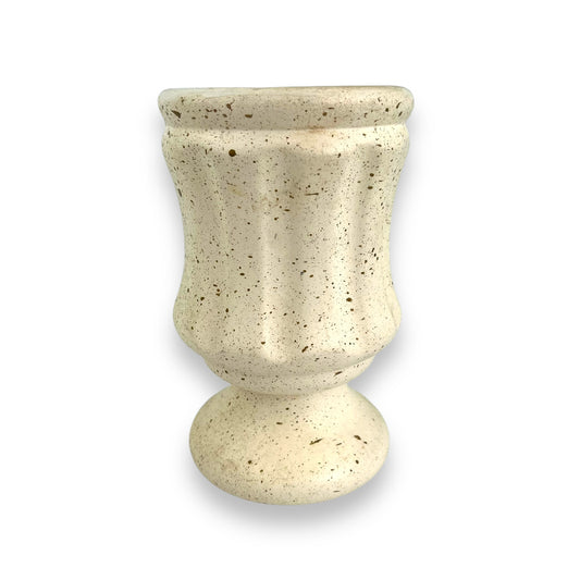 Paisley Pottery Cream gold speckled vase