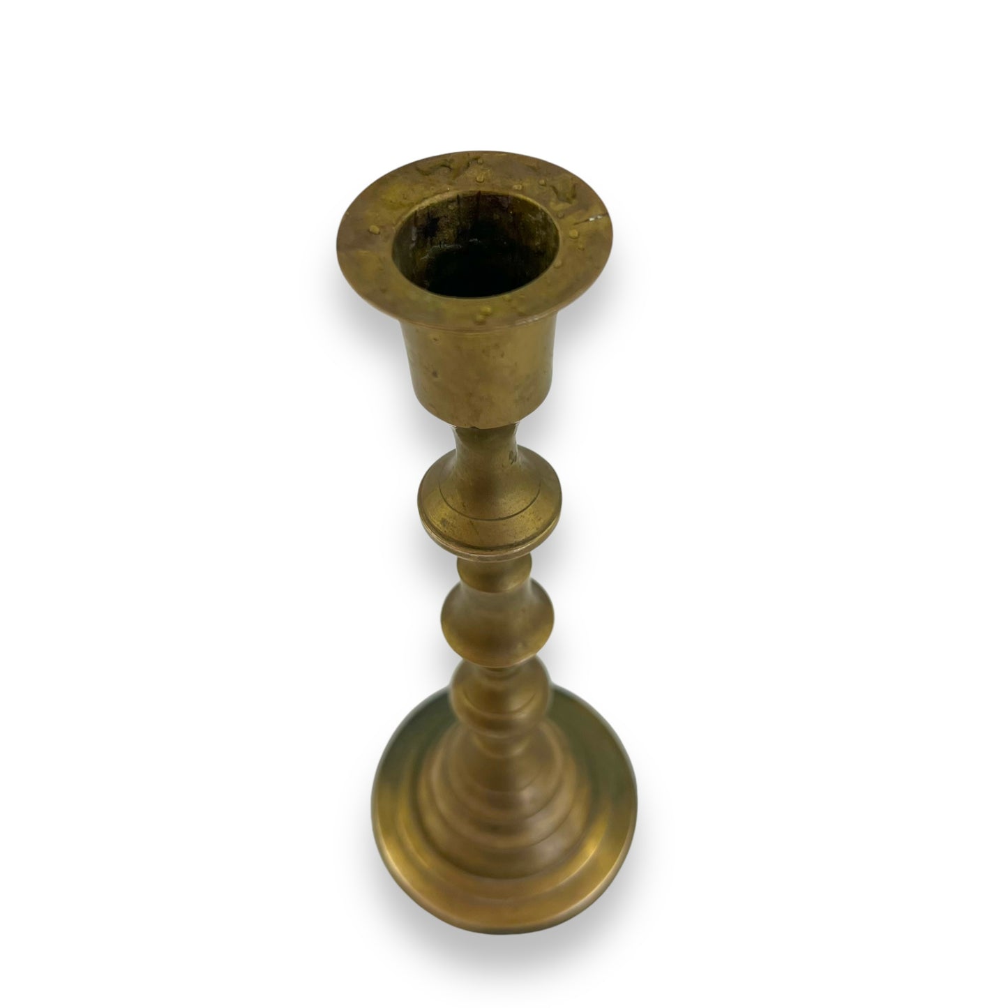 Brass Candlestick Holder 20.5cm tall