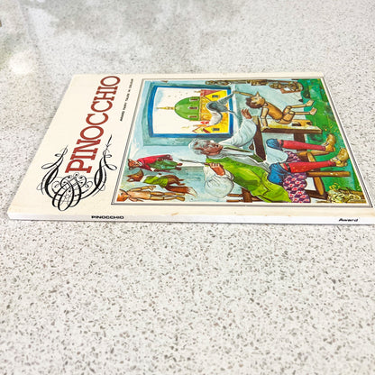 PINOCCHIO Illustrated hard cover children’s book 1972