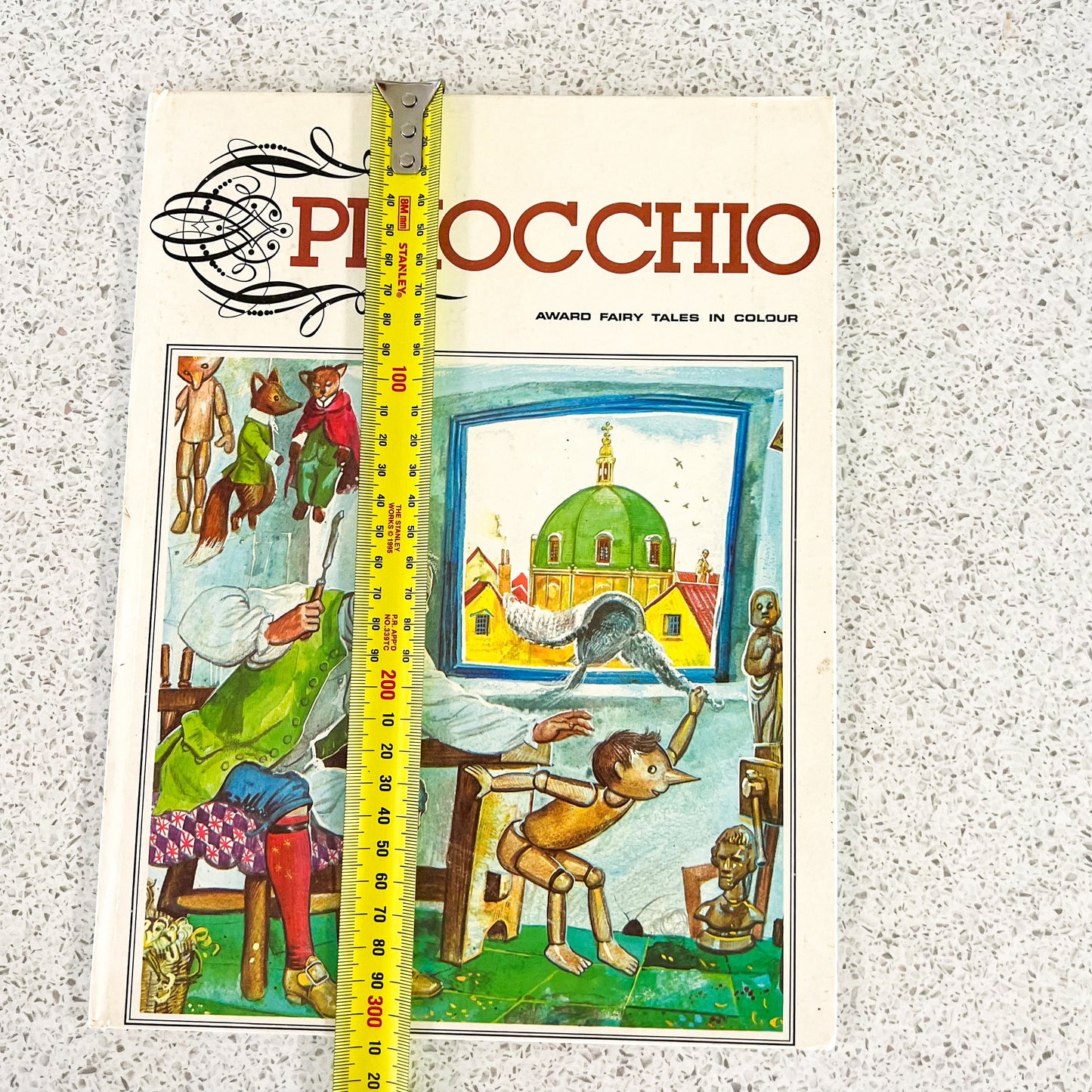 PINOCCHIO Illustrated hard cover children’s book 1972