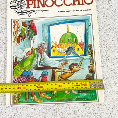 PINOCCHIO Illustrated hard cover children’s book 1972